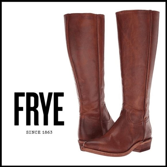 Frye Shoes - NWT FRYE Caramel Billy Tall Leather Boot, 9.5